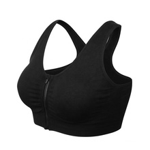 Sports Bra Front Zip Wear Tops Yoga Bra Fitness Clothing